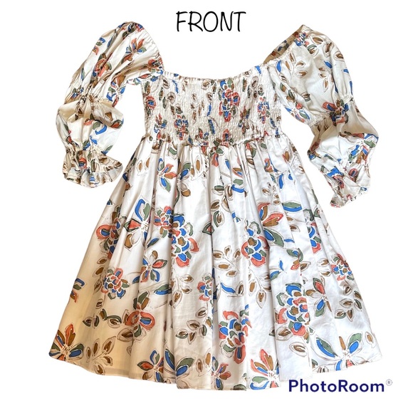 MISA Los Angeles | ‘Zadie’ Floral Smocked Babydoll Dress | Size M - Picture 7 of 14
